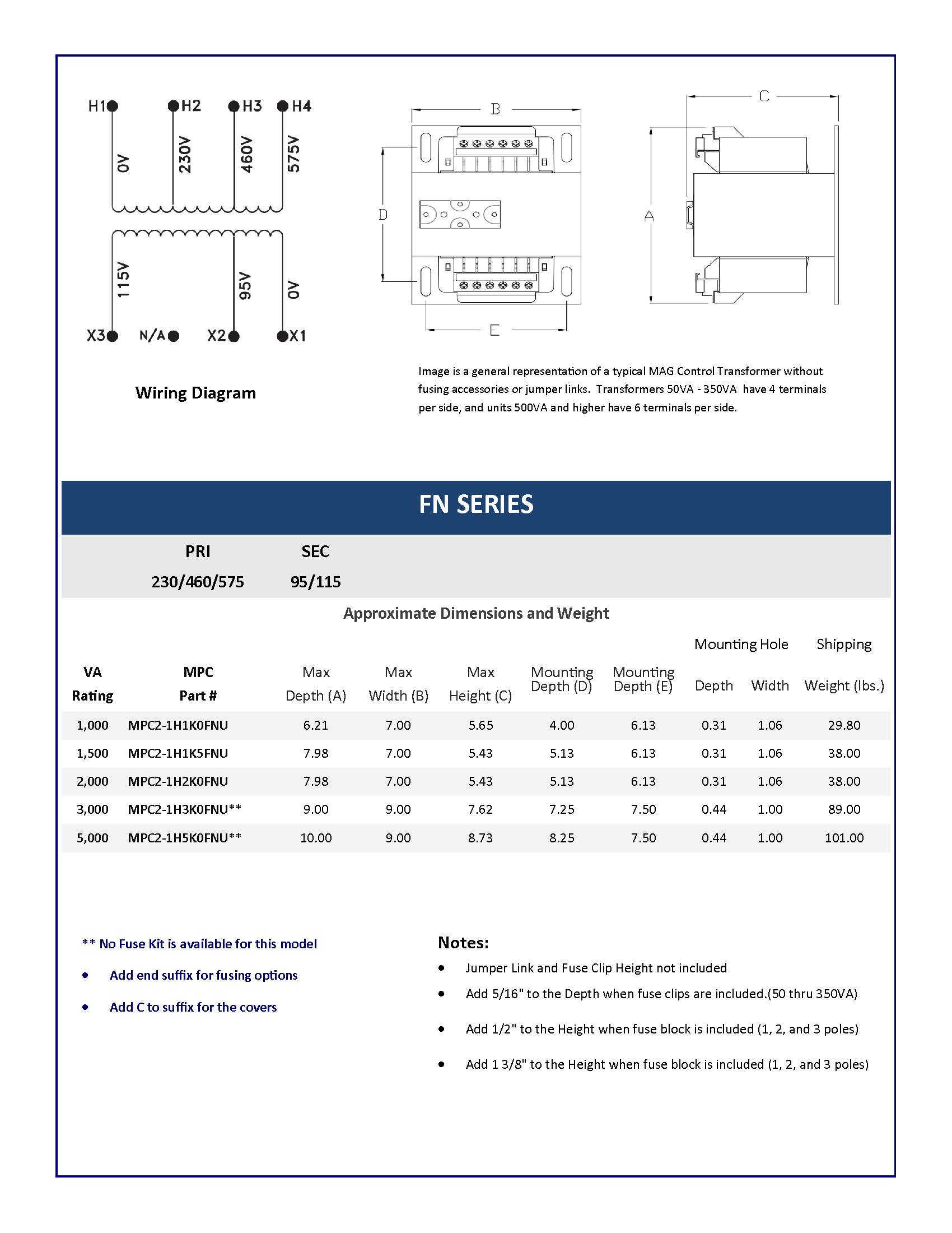 Transformer Selection